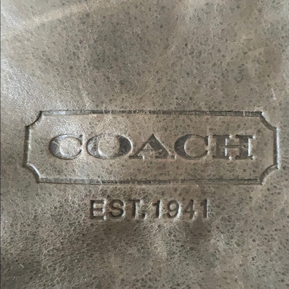 Leather Coach Bag